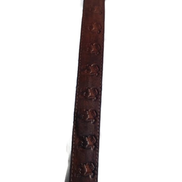 Peruvian Belt handcrafted in Leather Cusco Peru